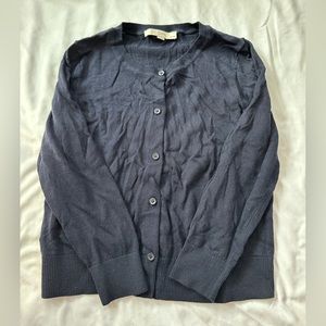 LOFT petite navy blue cardigan